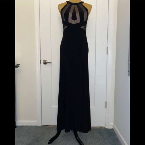 Morgan & Co. Dresses & Skirts - Vintage Morgan &co Black open back gown SZ 5/6